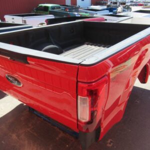 17-19 Ford F-250/F-350 Super Duty Red 8ft Long Bed Truck Bed