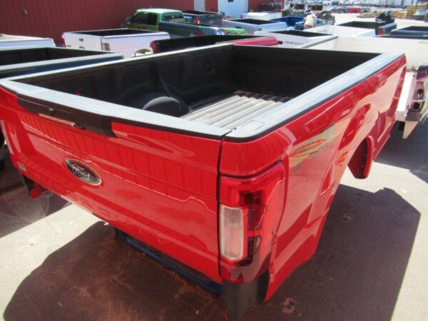 17-19 Ford F-250/F-350 Super Duty Red 8ft Long Bed Truck Bed
