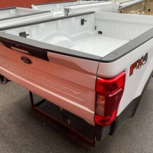 20-22 Ford F-250/F-350 Super Duty White/Brown 8ft Long Bed Truck Bed