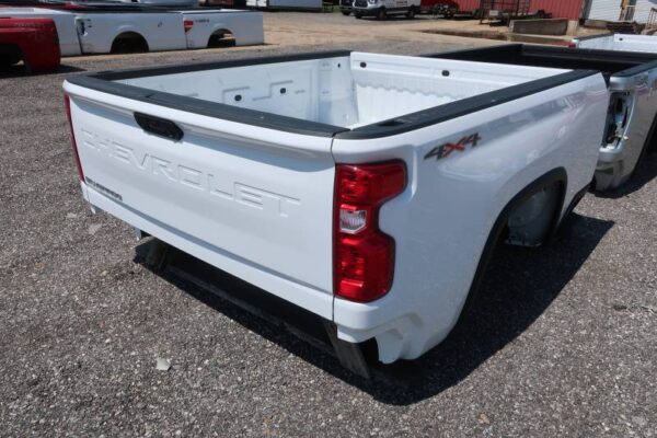 New 20-C Chevy Silverado HD White 6.9ft Long Truck Bed