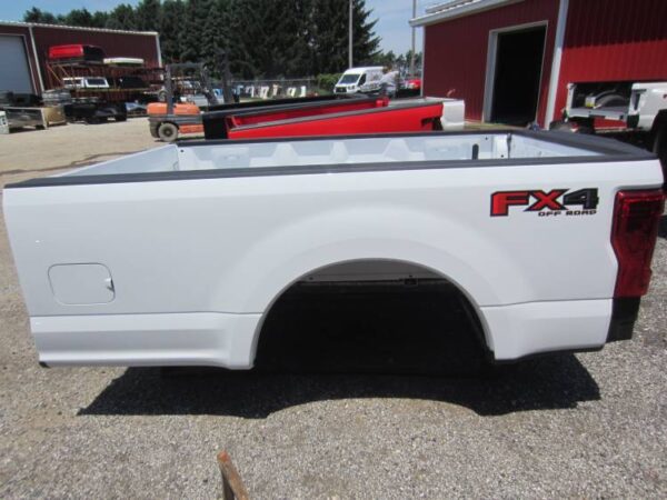 17-22 Ford F-250/F-350 Super Duty White 8ft Long Bed Truck Bed - Image 2