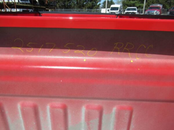 17-19 Ford F-250/F-350 Super Duty Red 8ft Long Bed Truck Bed - Image 5