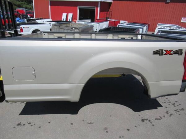 17-19 Ford F-250/F-350 Super Duty White/Gold 8ft Long Bed Truck Bed - Image 5