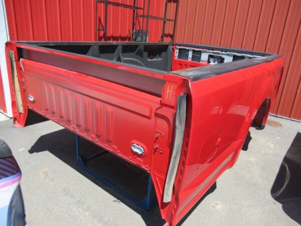 17-19 Ford F-250/F-350 Super Duty Red 8ft Long Bed Truck Bed - Image 5