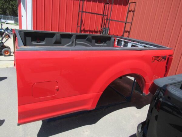 17-19 Ford F-250/F-350 Super Duty Red 8ft Long Bed Truck Bed - Image 3