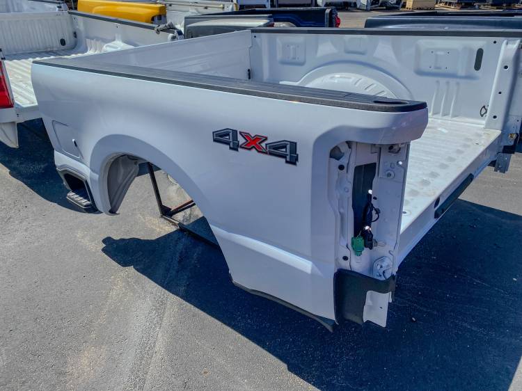 23-C Ford F-250/F-350 Super Duty White 6.9 ft Short Bed Truck Bed - Image 5