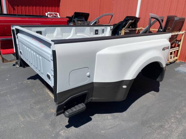 New 23-C Ford F-250/F-350 Super Duty White/Brown 8ft Long Dually Bed Truck Bed - Image 6