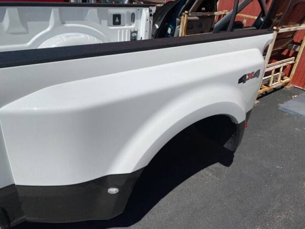 New 23-C Ford F-250/F-350 Super Duty White/Brown 8ft Long Dually Bed Truck Bed - Image 5
