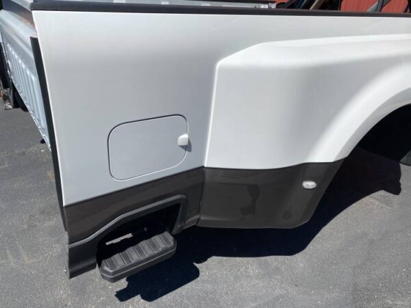 New 23-C Ford F-250/F-350 Super Duty White/Brown 8ft Long Dually Bed Truck Bed - Image 4