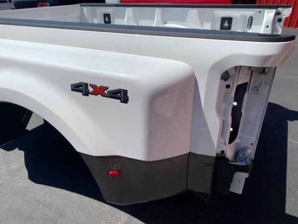 New 23-C Ford F-250/F-350 Super Duty White/Brown 8ft Long Dually Bed Truck Bed - Image 3